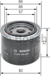 BOSCH 0 986 452 035 - Öljynsuodatin inparts.fi