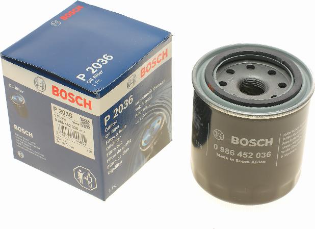 BOSCH 0 986 452 036 - Öljynsuodatin inparts.fi