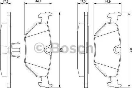 BOSCH 0 986 469 961 - Jarrupala, levyjarru inparts.fi