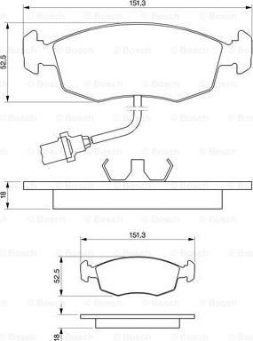 BOSCH 0 986 469 080 - Jarrupala, levyjarru inparts.fi