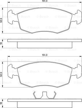 BOSCH 0 986 469 070 - Jarrupala, levyjarru inparts.fi