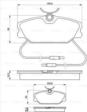 BOSCH 0 986 469 191 - Jarrupala, levyjarru inparts.fi