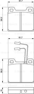 BOSCH 0 986 469 111 - Jarrupala, levyjarru inparts.fi