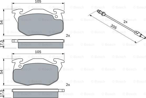 BOSCH 0 986 469 860 - Jarrupala, levyjarru inparts.fi