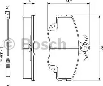 BOSCH 0 986 469 371 - Jarrupala, levyjarru inparts.fi