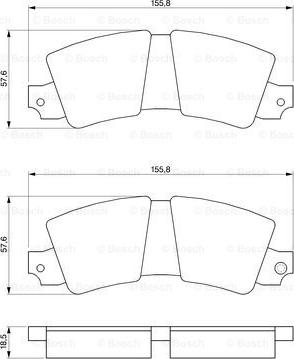 BOSCH 0 986 464 421 - Jarrupala, levyjarru inparts.fi