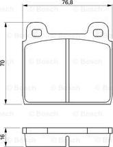 BOSCH 0 986 464 681 - Jarrupala, levyjarru inparts.fi