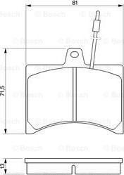 BOSCH 0 986 465 941 - Jarrupala, levyjarru inparts.fi