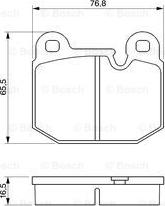 BOSCH 0 986 465 881 - Jarrupala, levyjarru inparts.fi