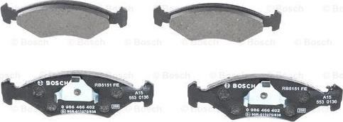 BOSCH 0 986 466 402 - Jarrupala, levyjarru inparts.fi