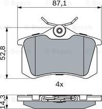 BOSCH 0 986 466 683 - Jarrupala, levyjarru inparts.fi