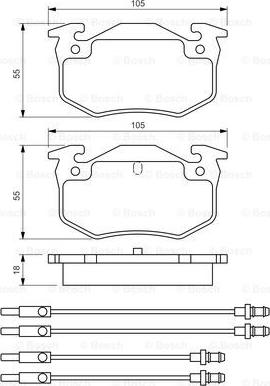 BOSCH 0 986 466 350 - Jarrupala, levyjarru inparts.fi