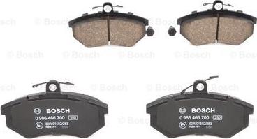 BOSCH 0 986 466 700 - Jarrupala, levyjarru inparts.fi