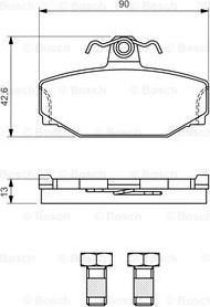 BOSCH 0 986 460 995 - Jarrupala, levyjarru inparts.fi