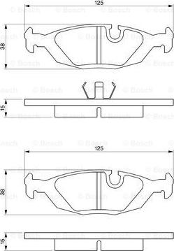 BOSCH 0 986 460 996 - Jarrupala, levyjarru inparts.fi