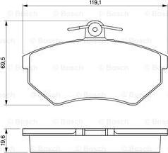 BOSCH 0 986 460 944 - Jarrupala, levyjarru inparts.fi