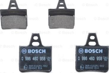 BOSCH 0 986 460 958 - Jarrupala, levyjarru inparts.fi