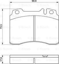 BOSCH 0 986 460 966 - Jarrupala, levyjarru inparts.fi