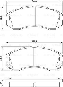 BOSCH 0 986 460 984 - Jarrupala, levyjarru inparts.fi