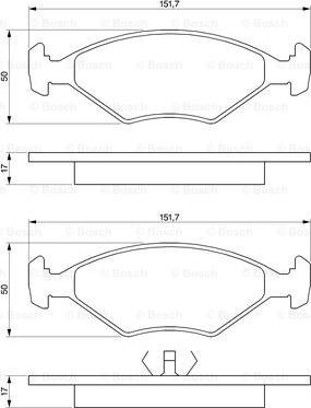 BOSCH 0 986 460 986 - Jarrupala, levyjarru inparts.fi