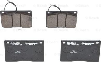 BOSCH 0 986 460 932 - Jarrupala, levyjarru inparts.fi