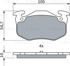 BOSCH 0 986 460 970 - Jarrupala, levyjarru inparts.fi