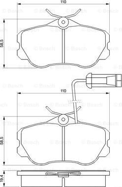 BOSCH 0 986 460 973 - Jarrupala, levyjarru inparts.fi