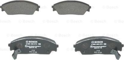 BOSCH 0 986 460 972 - Jarrupala, levyjarru inparts.fi