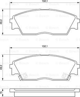 BOSCH 0 986 460 972 - Jarrupala, levyjarru inparts.fi