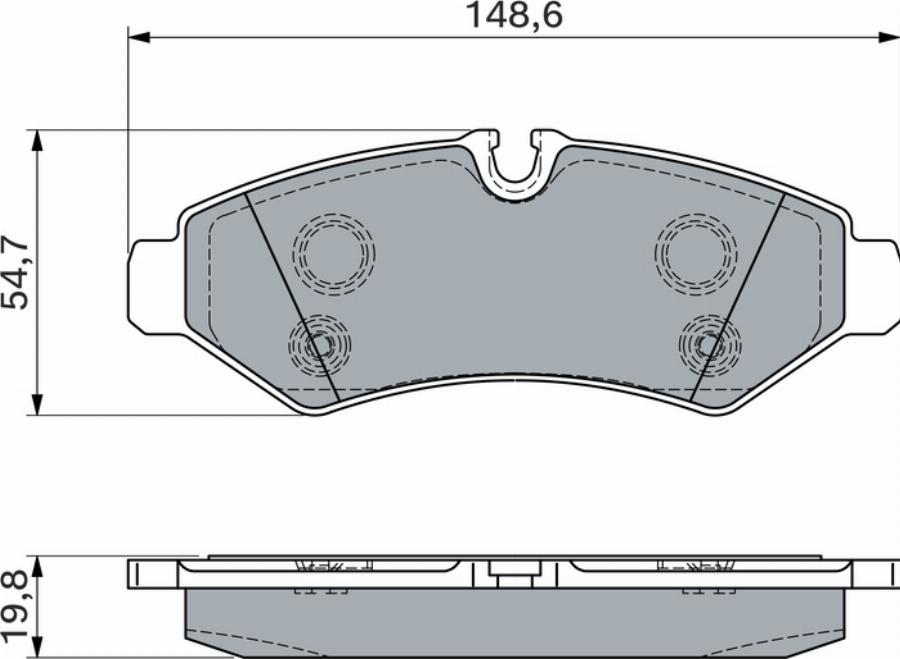 BOSCH 0 986 460 025 - Jarrupala, levyjarru inparts.fi