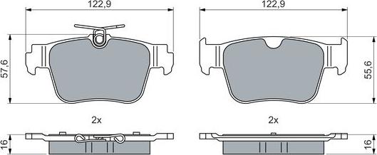 BOSCH 0 986 460 074 - Jarrupala, levyjarru inparts.fi