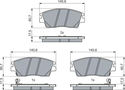 BOSCH 0 986 460 076 - Jarrupala, levyjarru inparts.fi