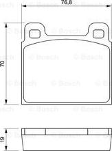 BOSCH 0 986 460 111 - Jarrupala, levyjarru inparts.fi