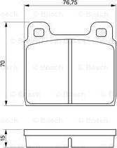 BOSCH 0 986 460 113 - Jarrupala, levyjarru inparts.fi