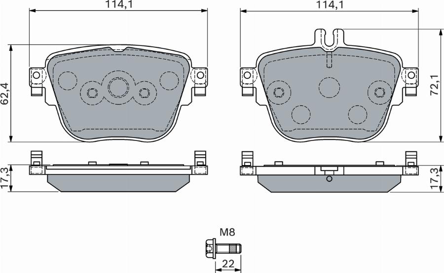 BOSCH 0 986 460 133 - Jarrupala, levyjarru inparts.fi