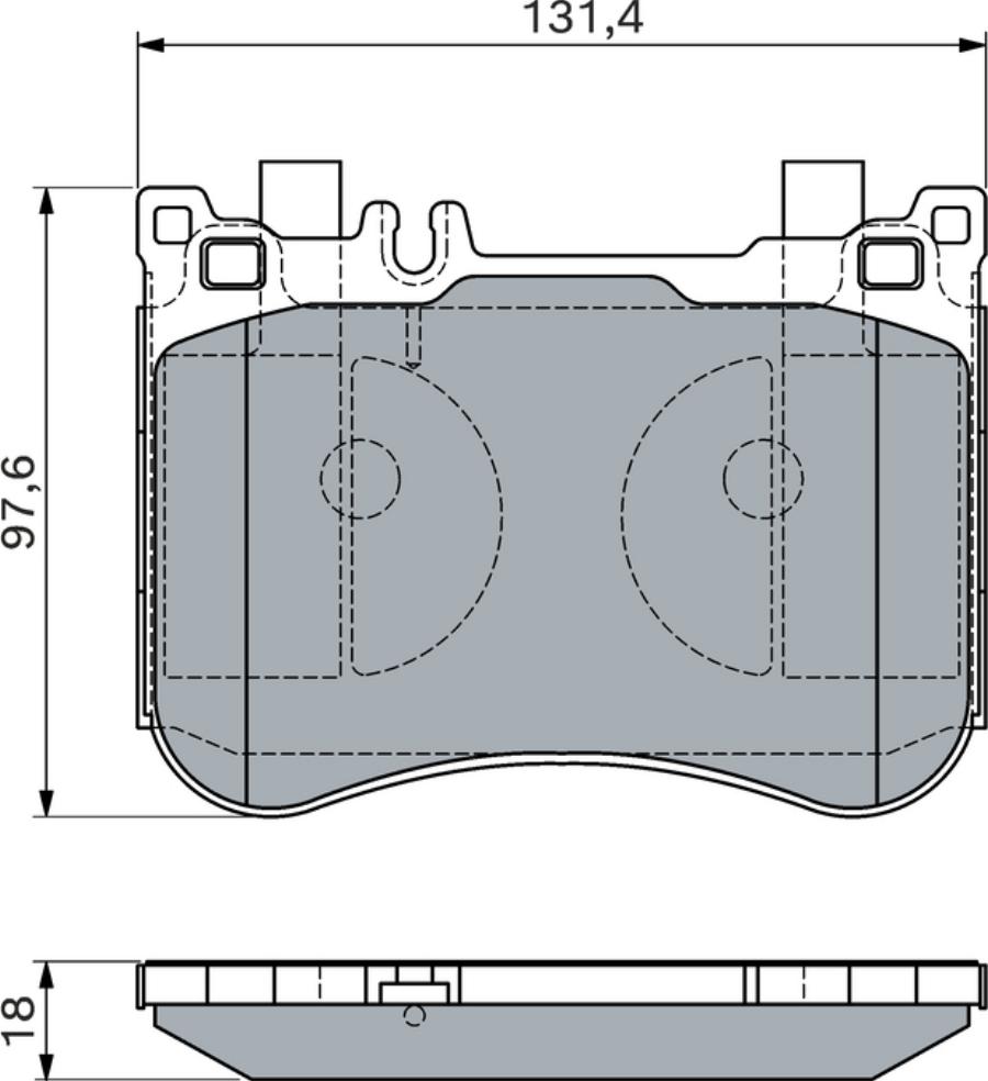 BOSCH 0 986 460 124 - Jarrupala, levyjarru inparts.fi