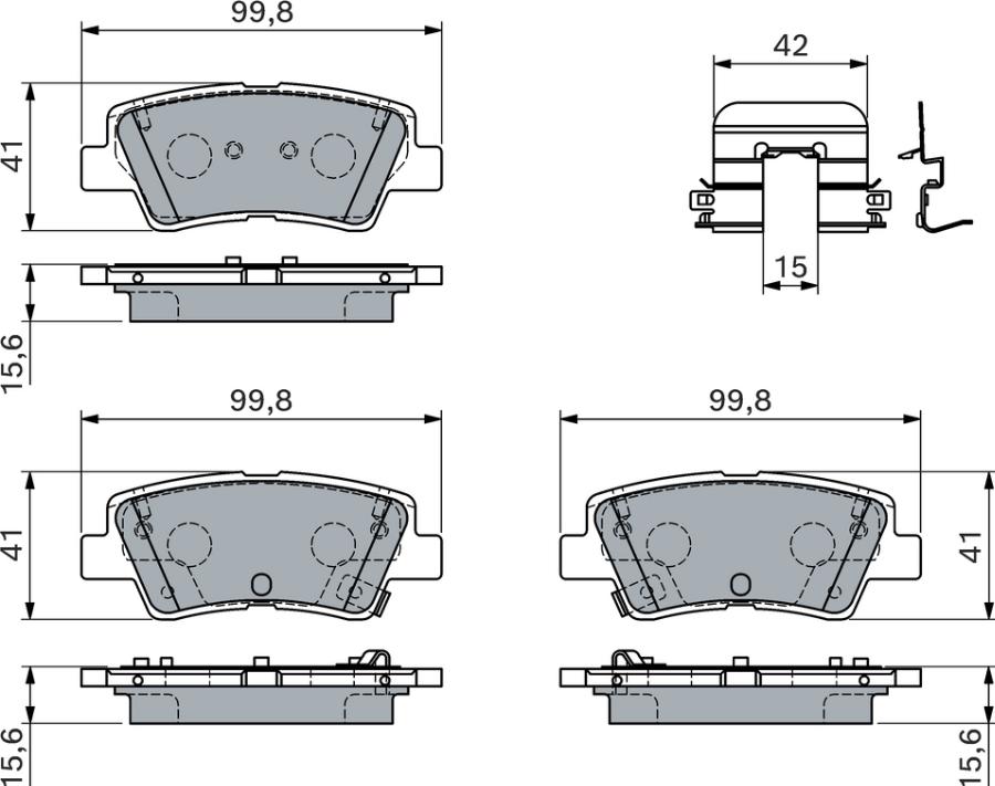 BOSCH 0 986 460 172 - Jarrupala, levyjarru inparts.fi