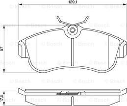 BOSCH 0 986 461 147 - Jarrupala, levyjarru inparts.fi