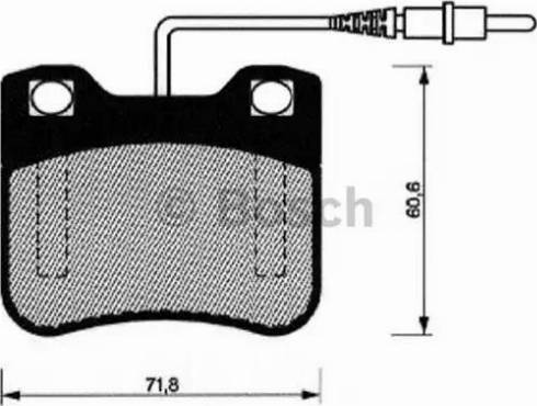 BOSCH 0 986 461 109 - Jarrupala, levyjarru inparts.fi