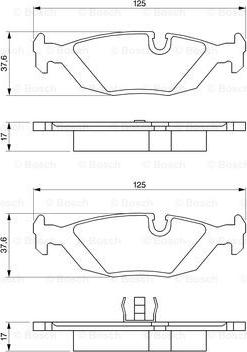 BOSCH 0 986 461 111 - Jarrupala, levyjarru inparts.fi