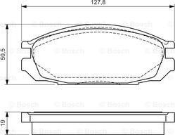 BOSCH 0 986 461 133 - Jarrupala, levyjarru inparts.fi