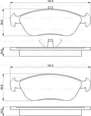 BOSCH 0 986 461 137 - Jarrupala, levyjarru inparts.fi