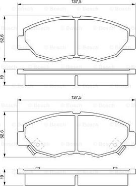 BOSCH 0 986 461 124 - Jarrupala, levyjarru inparts.fi