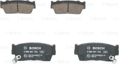 BOSCH 0 986 461 750 - Jarrupala, levyjarru inparts.fi