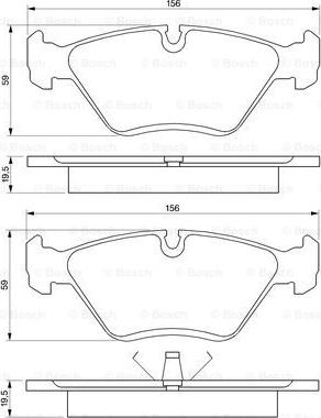 BOSCH 0 986 461 752 - Jarrupala, levyjarru inparts.fi