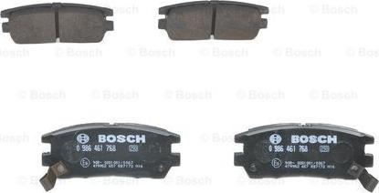 BOSCH 0 986 461 768 - Jarrupala, levyjarru inparts.fi