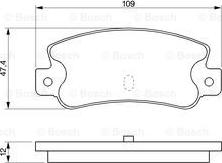 BOSCH 0 986 461 770 - Jarrupala, levyjarru inparts.fi