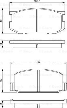 BOSCH 0 986 468 541 - Jarrupala, levyjarru inparts.fi