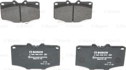 BOSCH 0 986 468 520 - Jarrupala, levyjarru inparts.fi