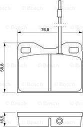 BOSCH 0 986 468 661 - Jarrupala, levyjarru inparts.fi